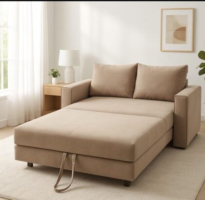 SOFÁ CAMA DE 2 CUERPOS, EFECTIVO 25% OFF