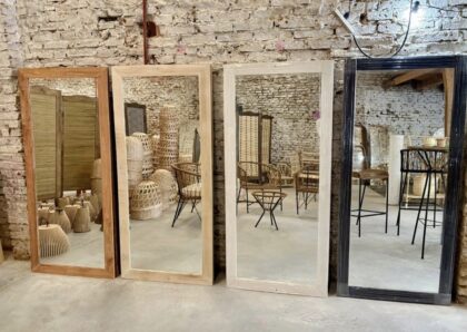 Espejo marco madera 1.63x72 - Roble o Natural, EFECTIVO 10% OFF