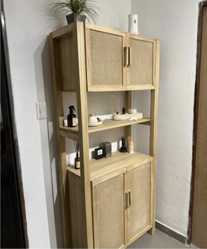 DESPENSERO EN ALAMO 4 PUERTAS 1.80X80X35, EFECTIVO 15% OFF