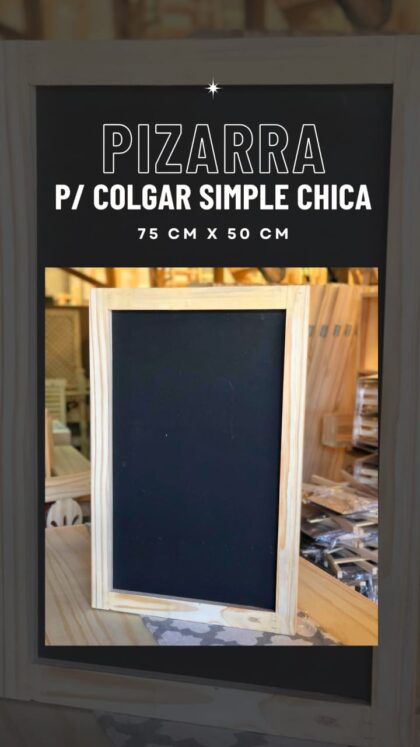 PIZARRA PARA COLGAR CHICA 75X50