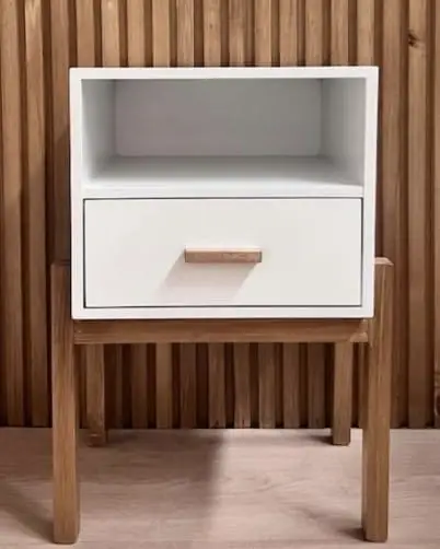 MESA DE LUZ MDF PINTADA 40X35X70