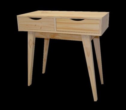 ESCRITORIO NÓRDICO DE PINO 80X40X80