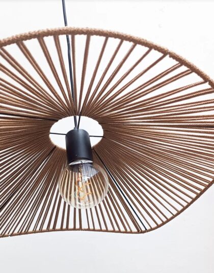 Lámpara de Yute de 80 cms de diámetro