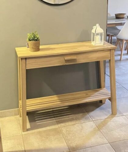 RECIBIDOR EN ALAMO 1.00X80X35, EFECTIVO 15% OFF