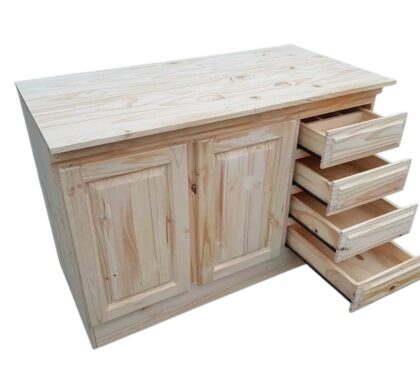 BAJO MESADA DE 1 MT CON TAPA, EFECTIVO 10% OFF