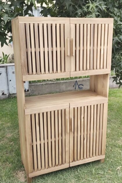 VAJILLERO EN ALAMO 4 PUERTAS, EFECTIVO 15% OFF